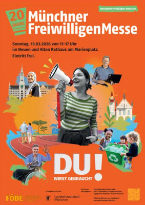 FoeBE FreiwilligenMesse 2026 Plakat